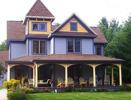 Example of 2-story with tower (Porch Photo 85)