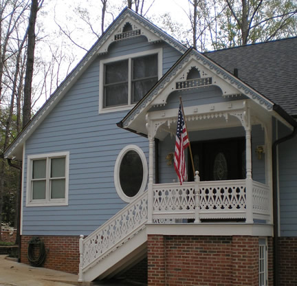 1-1/2 story with front gable (Porch Photo 90)