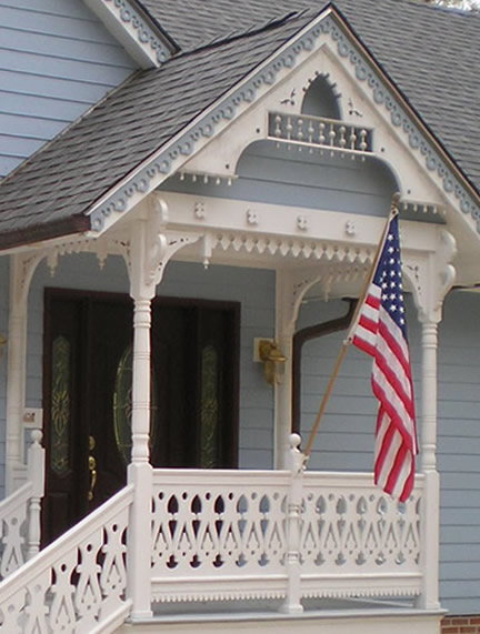 Close-up  B  - Porch Photo