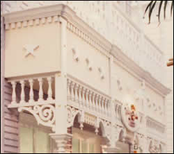 Appliques on Porch