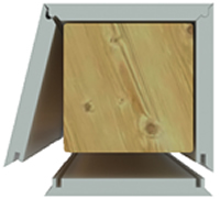 AZEK� Column Wrap around wood post