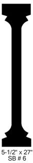 Click to see SB #6 Sawn Baluster Usage Photo