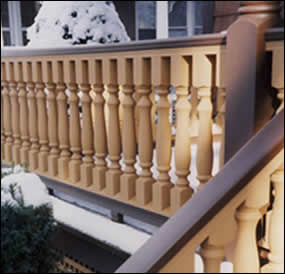 Turned Hemlock Baluster Usage Photo