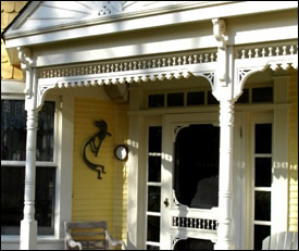 Close-up of Brackets on Porch Photo 83