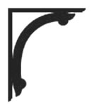 Lazy Footed Crescent Bracket