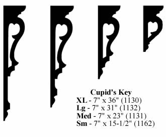 Cupid's Key Brackets - GROUPED