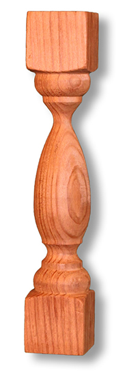 1-3/8'' REDWOOD Accent Spindle