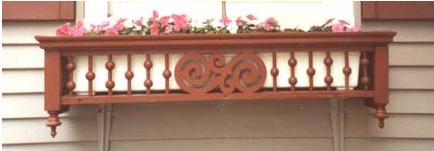 The Anastasia Cornince as a Flower Box Cover