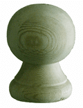 6'' Canon Ball - Pressure Treated Finial