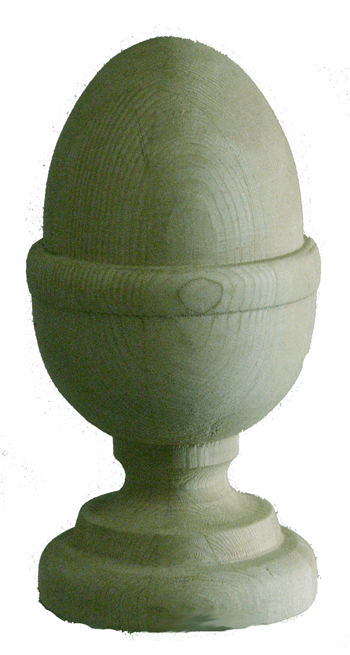 Larger view of 6'' Majestic Acorn Pressure Treated Finial
