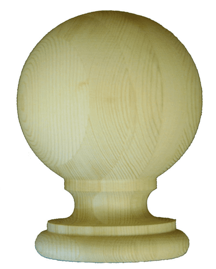 Extra Large Traditional Ball Treated Finial