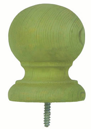 Larger view of 4'' Traditional Pressure Treated Finial