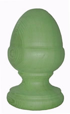 4'' Acorn - Pressure Treated Finial