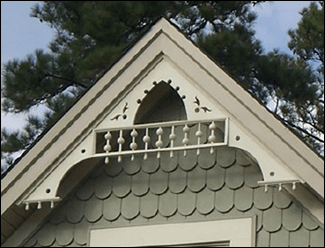 Flying Circle Gable Decoration Usage Photo
