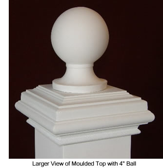 Large View of Moulded Cap with 4