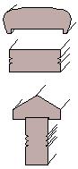 P3 Handrail, Beaded Subrail, Sloped-top Bottom Rail Set