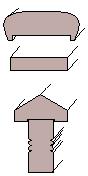 P3 Handrail, Plain Subrail, Sloped-top Bottom Rail Set