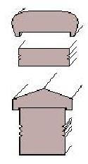 P4 Handrail, Beaded Subrail, Sloped-top Bottom Rail Set