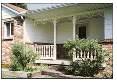 Fan Spandrels on a Front Porch
