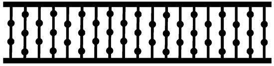 9�� Ball & Dowel Spandrel 
