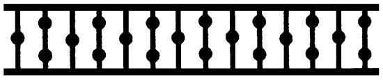 6�� Ball & Dowel Spandrel 