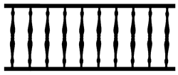 12'' Spindle Spandrel