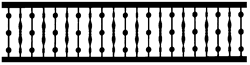 10'' Ball & Spindle Spandrel