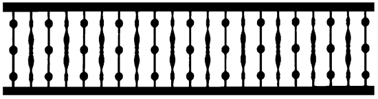 10�� Ball & Spindle Spandrel 