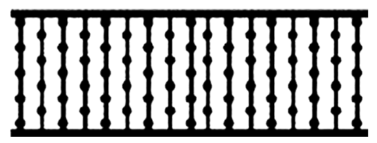 12�� Small Ball & Dowel Spandrel 