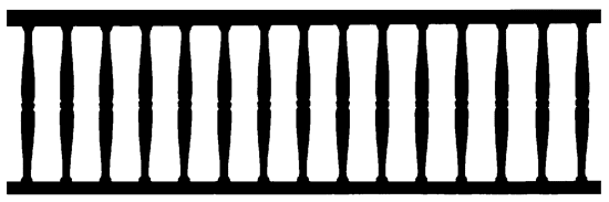 9-1/2 Spindle Spandrel 