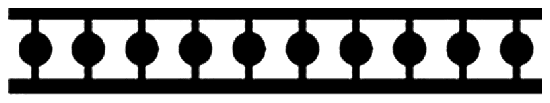 7-1/2�� Ball & Dowel Spandrel 