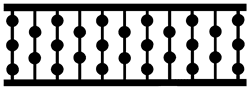 15-1/2'' Ball & Dowel Spandrel
