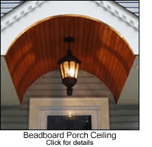Beadboard Barrel Vaulted Entry