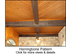 Herringbone Beadboard Pattern