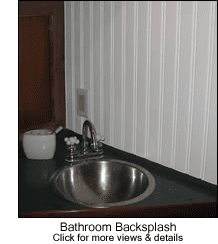 Beadbord Bathroom Backsplash