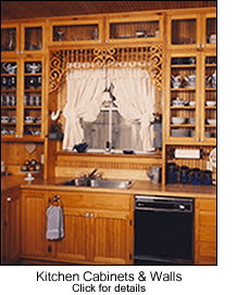 Beadboard Kitchen Cabinet Fronts & Walls