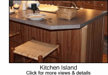 Beadboard Kitchen Island