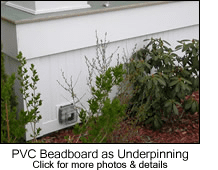 PVC Beadboard as Underpinning