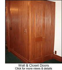 Beadboard on Wall and Closet Doors