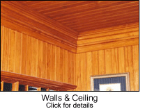 Beadboard on Walls and Ceiling