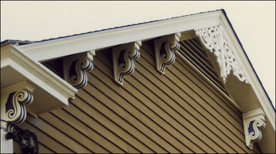 Close-up of Eave on Corbel Photo