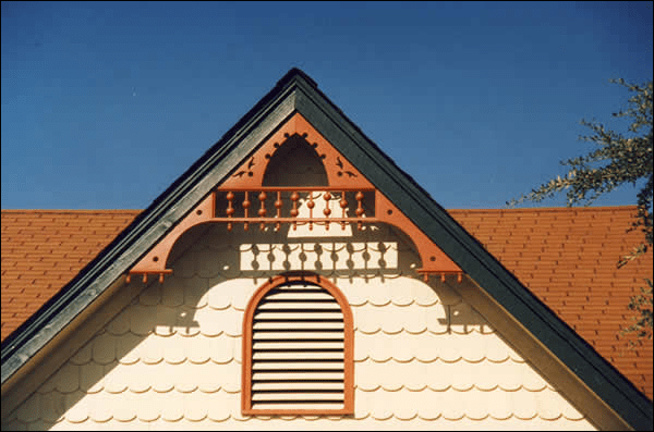 Close-up of Gable Photo