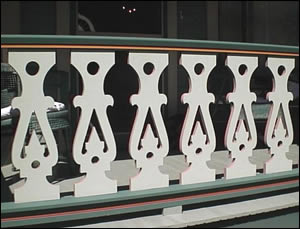 Rails painted in different color