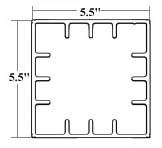 Porch Post Sleeves dimensions