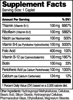 Complex B-100 Prolonged Release - 60 Tablets