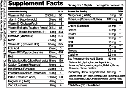 Hair, Skin & Nails - 50 Caplets