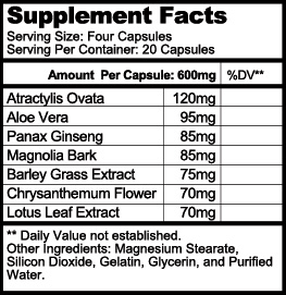 Big Easy Herbal Bowel Regularity Remedy Ingredients