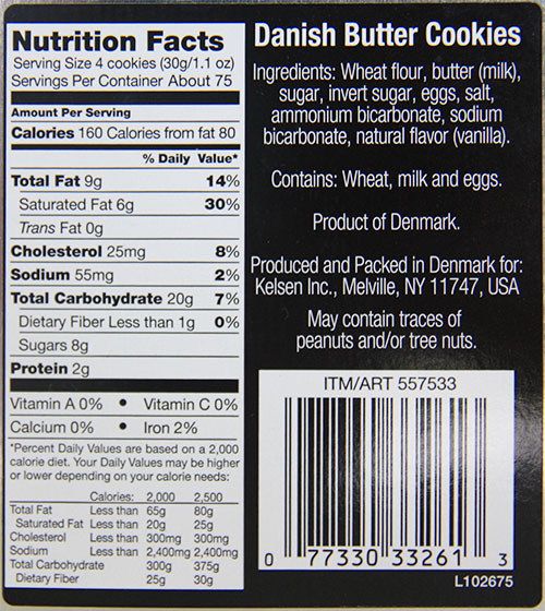 Nutrition Facts