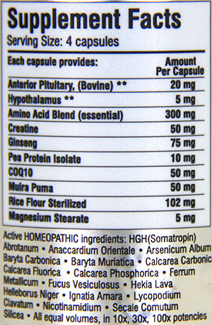 Renew-U Supplement Facts