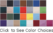 Retractable Seatbelt Color Chart